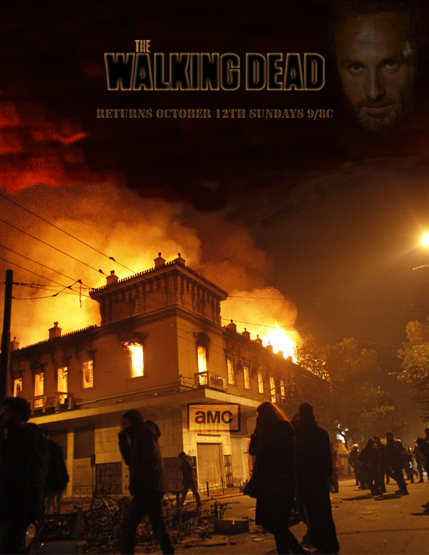 Photoshop project: The Walking Dead promotional poster